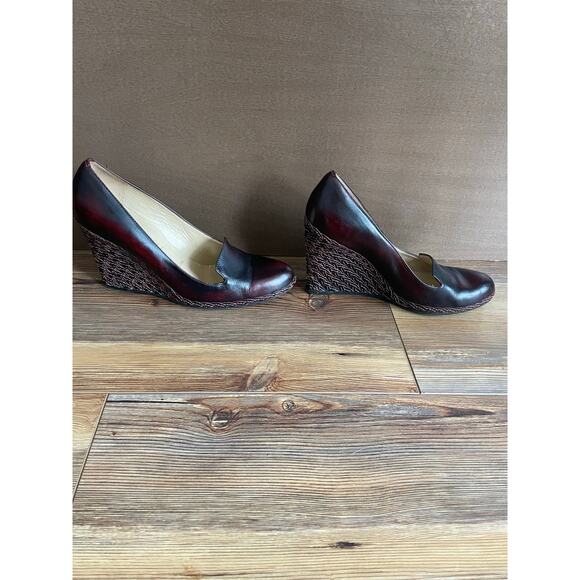 Bruno Magli Italian Brown Wedges - Picture 3 of 7